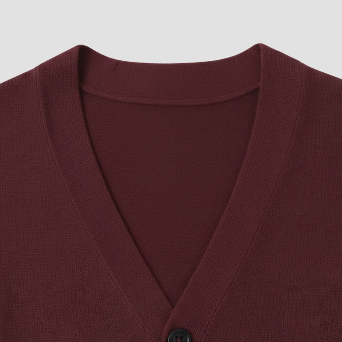 Men's Merino Wool Knit Button Cardigan