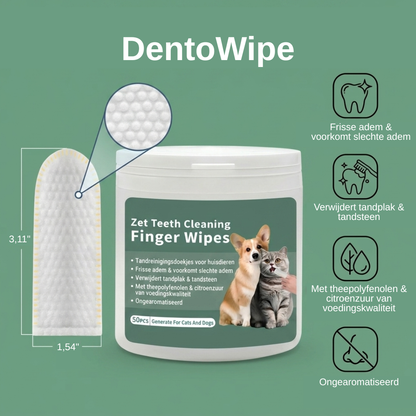 DentoWipe Schone tanden zonder gedoe met een borstel.