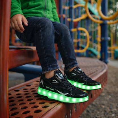 Dziecięce LED Wałek Buty | Świecące Buty Na Kółkach Z Ukrytymi Kółkami