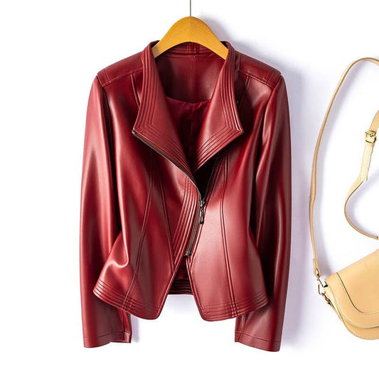 Veste Femme Élégante en Cuir 0