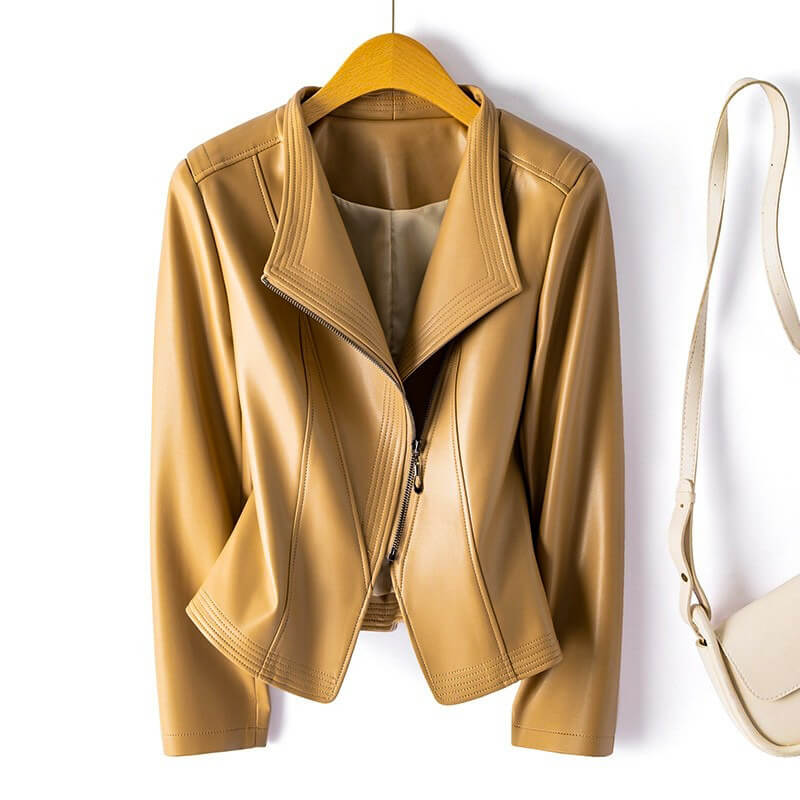 Veste Femme Élégante en Cuir 3