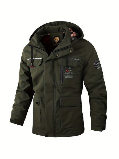 Gudric | Winterjas voor heren – waterdicht, winddicht, ademend, met capuchon, casual en sportief