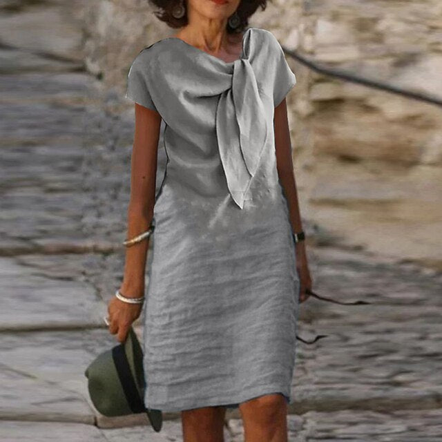Fanny – Robe mini de soirée à manches courtes femme