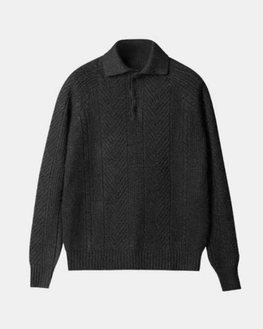 KK™ | Pullover i Bomuld med V-hals