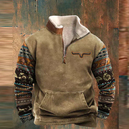 Leon | Komfort Pullover mit Reißverschluss