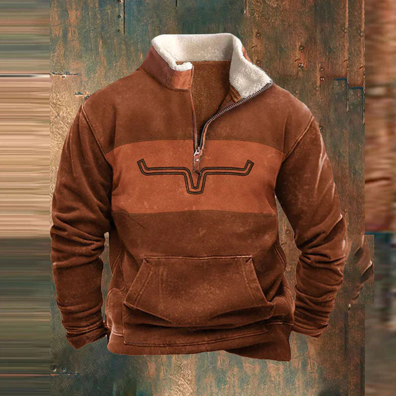 Pullover mit Reißverschluss