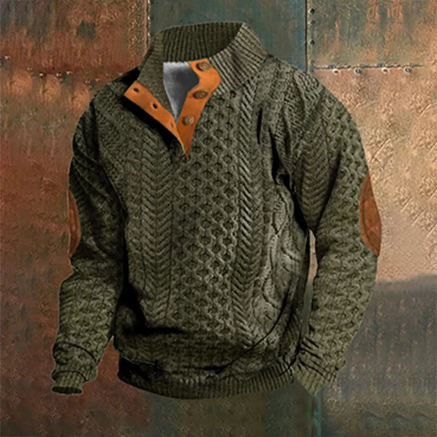 Men's Casual Retro Cashmere Shirt