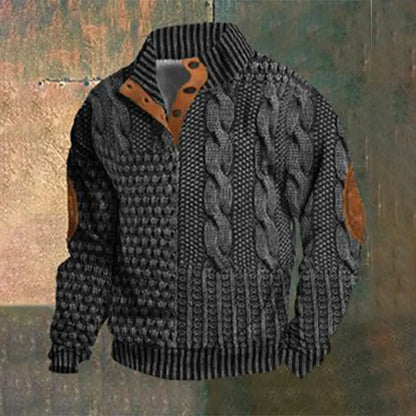 Men's Casual Retro Cashmere Shirt