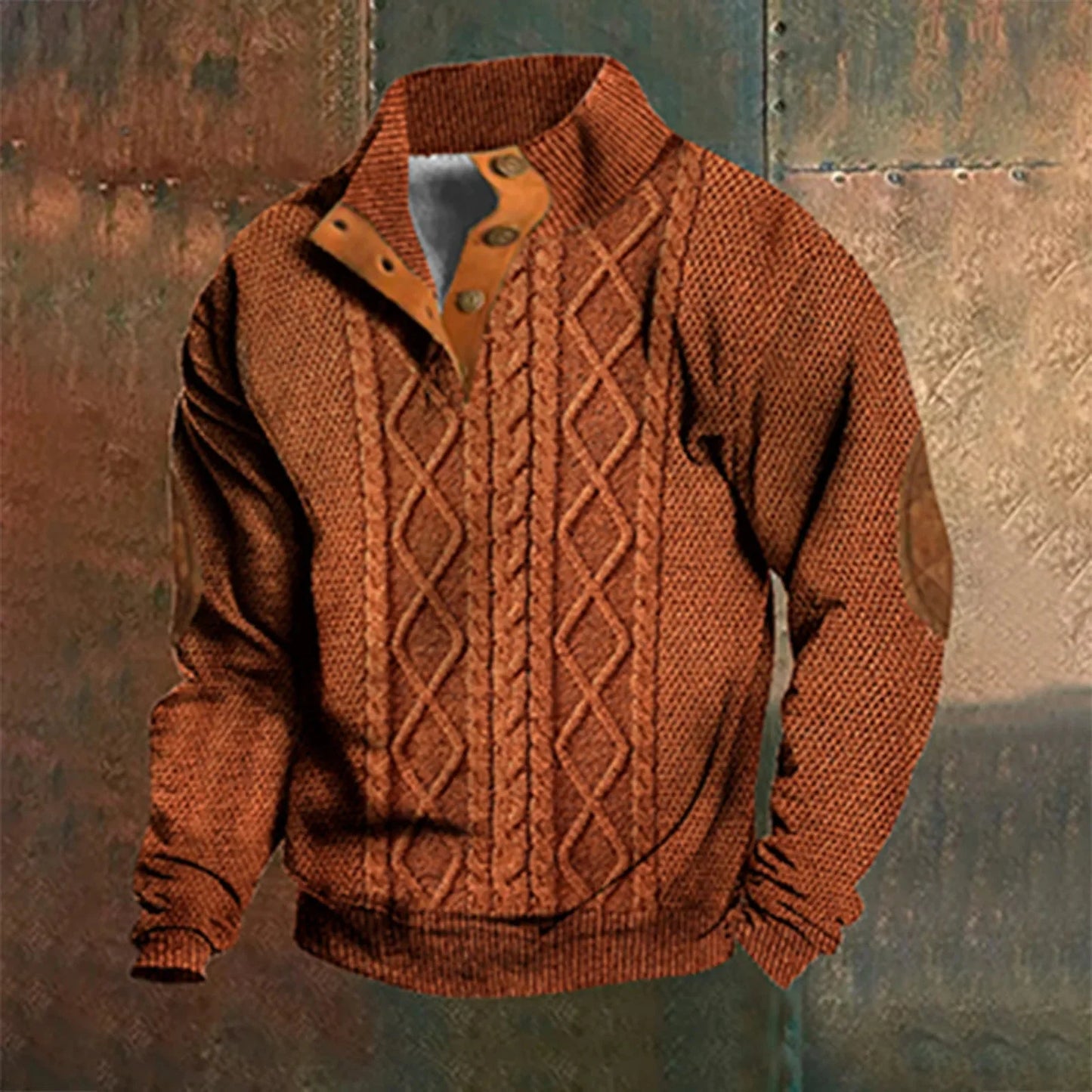 Men's Casual Retro Cashmere Shirt