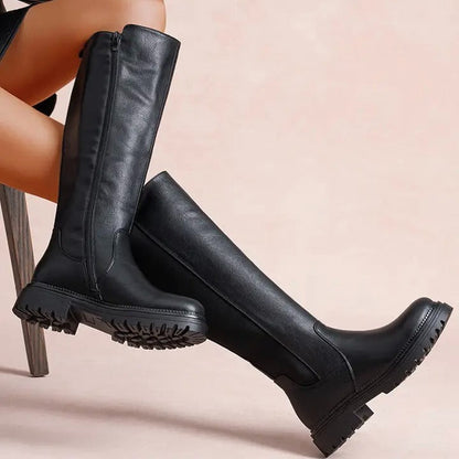 Viviana Peruzzi™ Sleek Stretch Knee High Boot