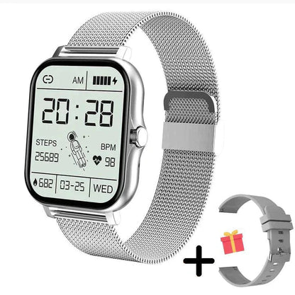 Stilfuldt Smartwatch med Sundhedsdata og Lang Batterilevetid