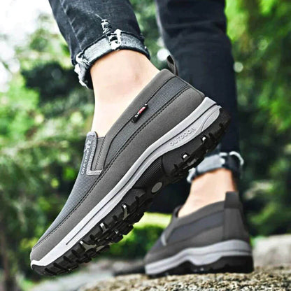 Men's Orthopedic Leather Slip On Walking Shoes