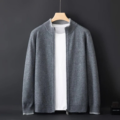 Cardigan classique en laine pour hommes