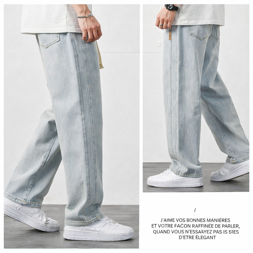 Duval Paris™ | Jean à jambes larges VEXON