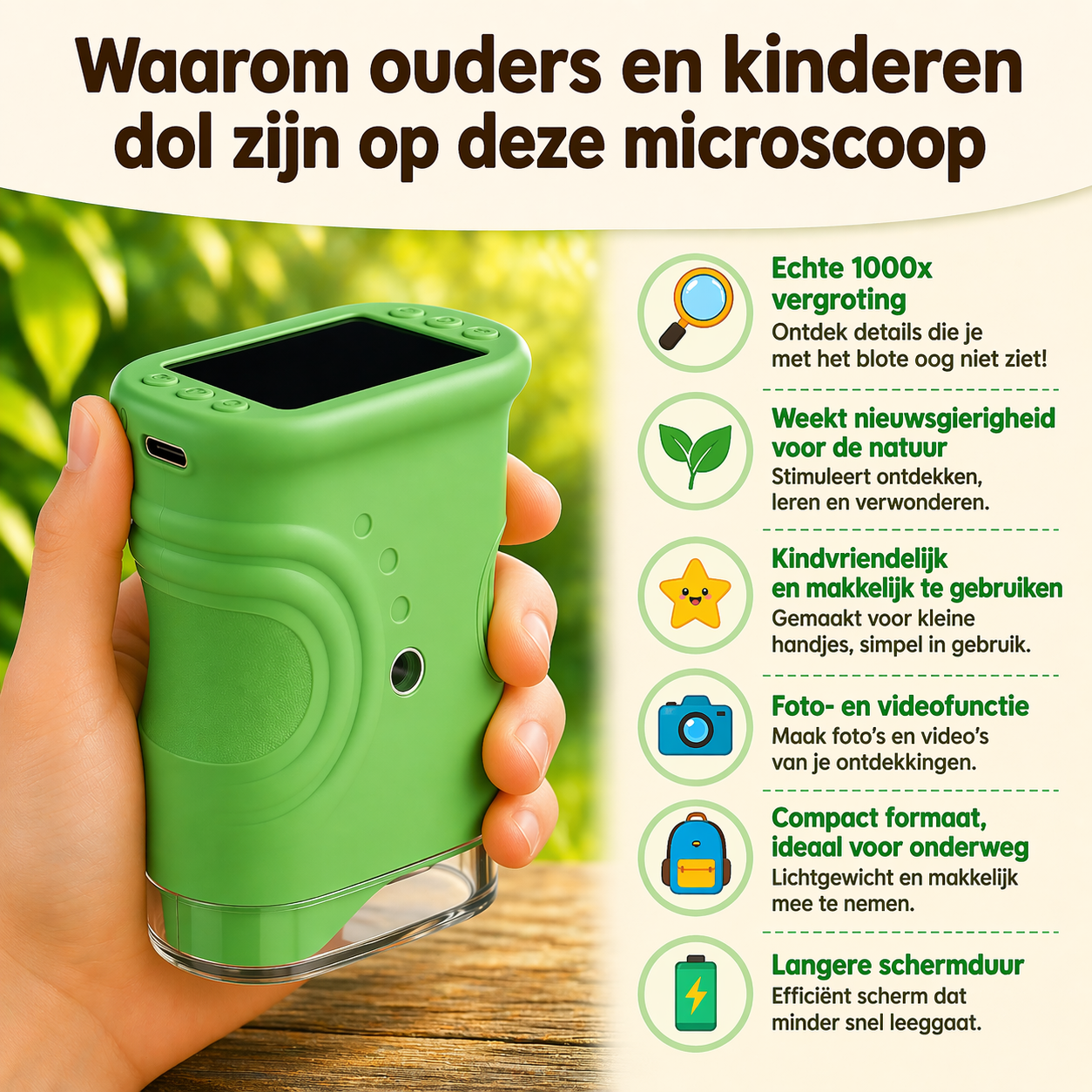 DigiScope® Avonturenmicroscoop voor kinderen