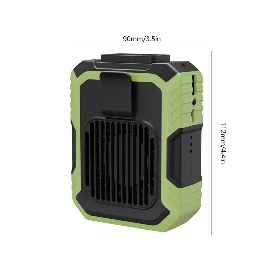 Waist Fan – Hands-Free Cooling – 7-Hour Battery