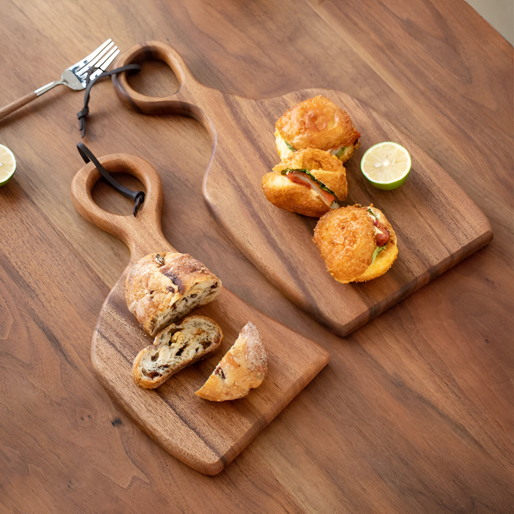 Caldrino – Walnoot Houten Snijplanken Set Van 2