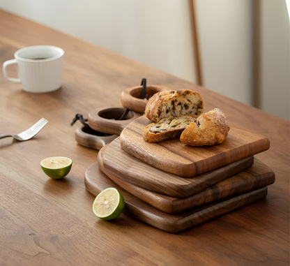 Caldrino – Walnoot Houten Snijplanken Set Van 2