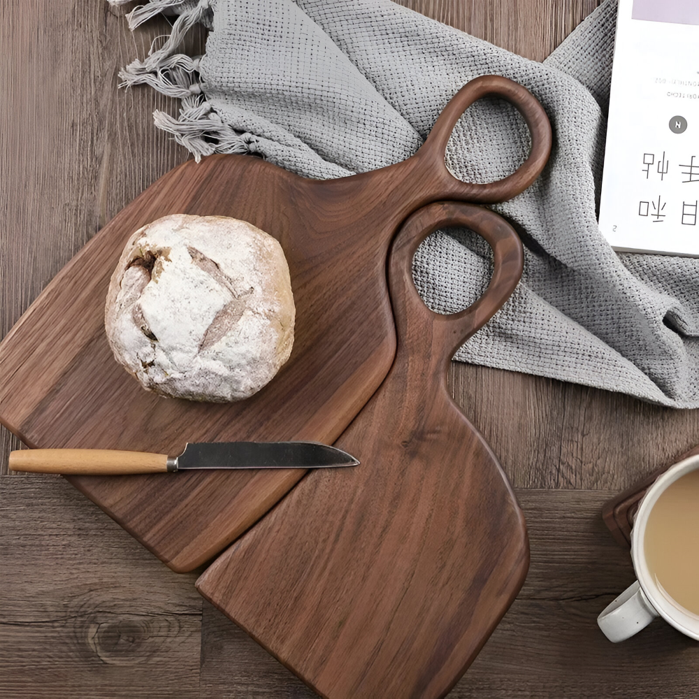 Caldrino – Walnoot Houten Snijplanken Set Van 2