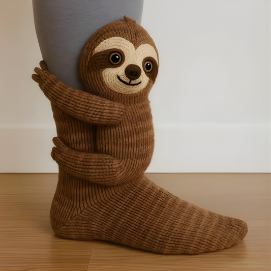 Kuschelige Haussocken mit Tierdesign für kalte Tage