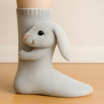 Kuschelige Haussocken mit Tierdesign für kalte Tage