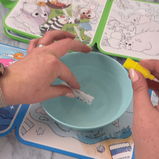 Playbino Waterboek - Magisch kleuren met waterstiften