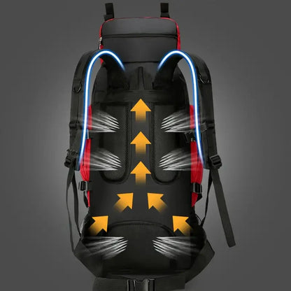 Waterproof Hiking Backpack – 90L Capacity – Adventure Ready