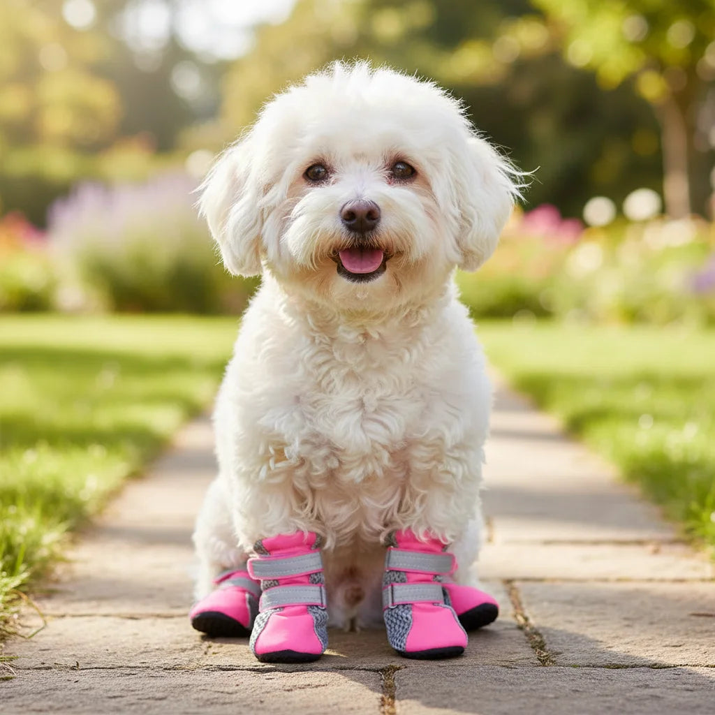 Waterproof Dog Shoes with Non-Slip Sole – Breathable Mesh for All Seasons 2