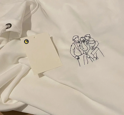 Nightly Wish Custom Embroidered Hoodie