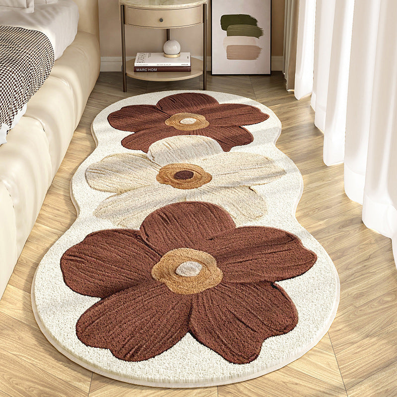 Weicher Teppich Mit Blumenmuster – Verspielt Und Gemütlich Für Ihr Zuhause 0