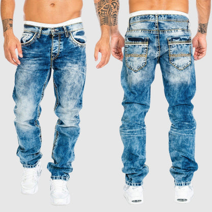 Liam | Vintage Fade Relaxed Fit Denim Jeans