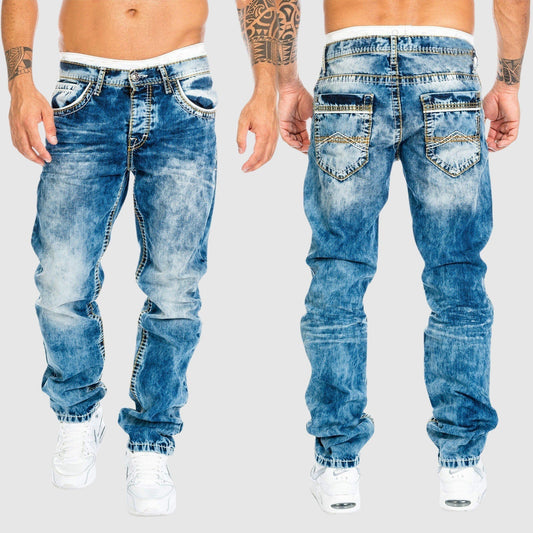 Liam | Vintage Fade Relaxed Fit Denim Jeans