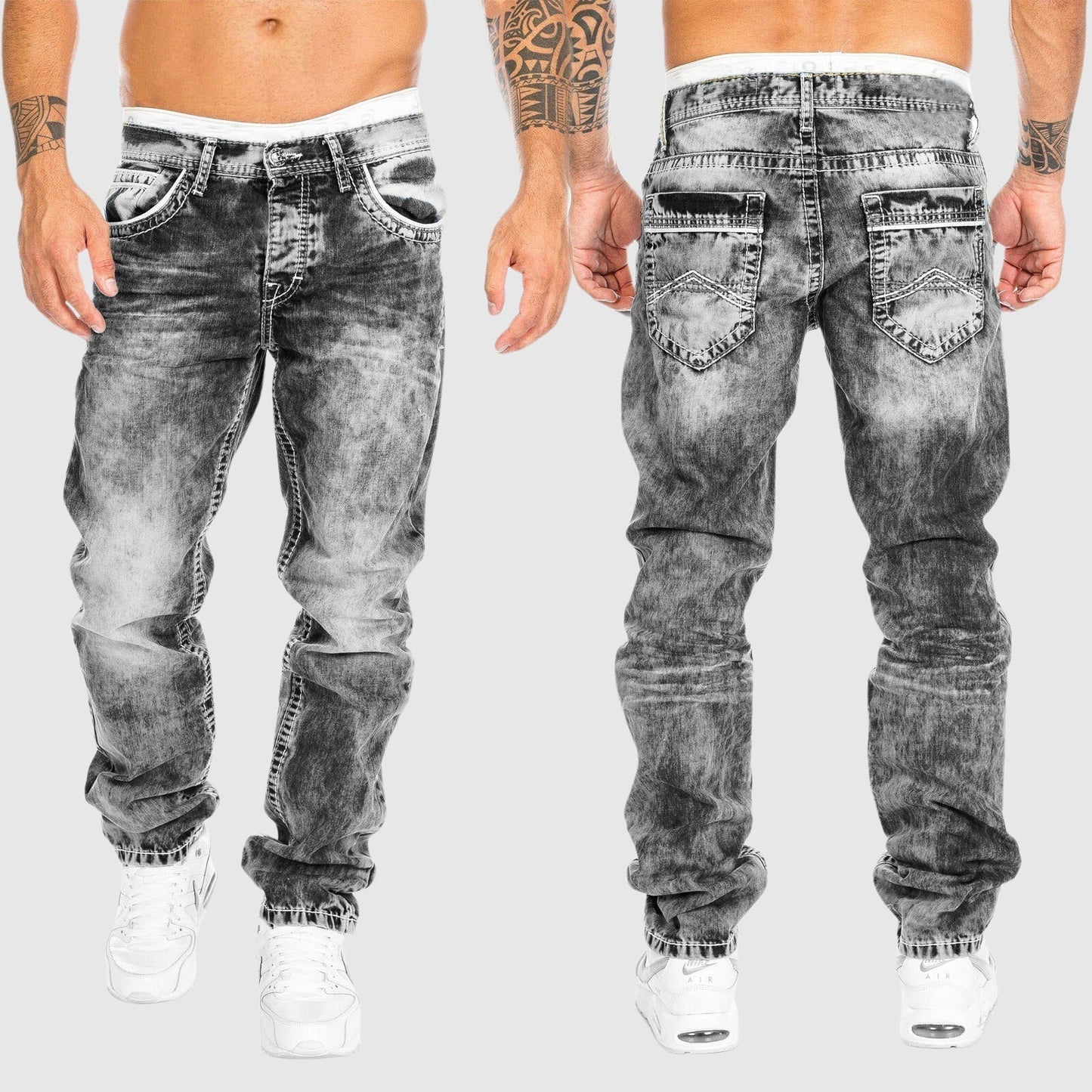 Liam | Vintage Fade Relaxed Fit Denim Jeans