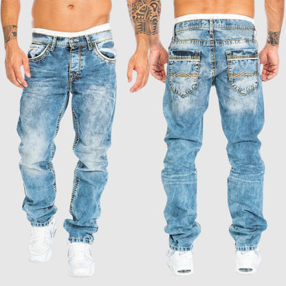 Liam | Vintage Fade Relaxed Fit Denim Jeans