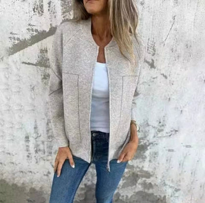 Veste Zippée Premium pour Femme – Vêtement d’Extérieur Léger et Confortable
