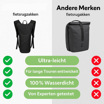 Ultraleichter Fahrradrucksack mit Belüftung & Helmhalterung 4L