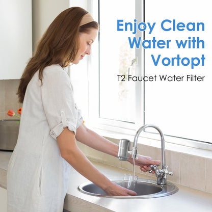 Household Kitchen Splash-proof Water Filter Chlorine Removal Activated Carbon Purification Water Filter