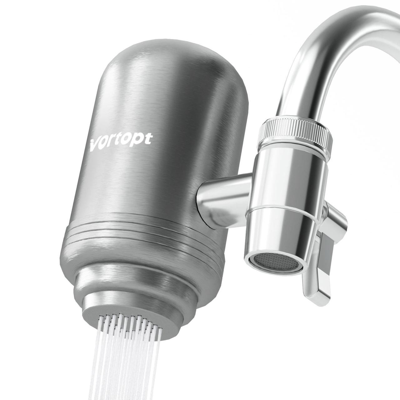 Household Kitchen Splash-proof Water Filter Chlorine Removal Activated Carbon Purification Water Filter