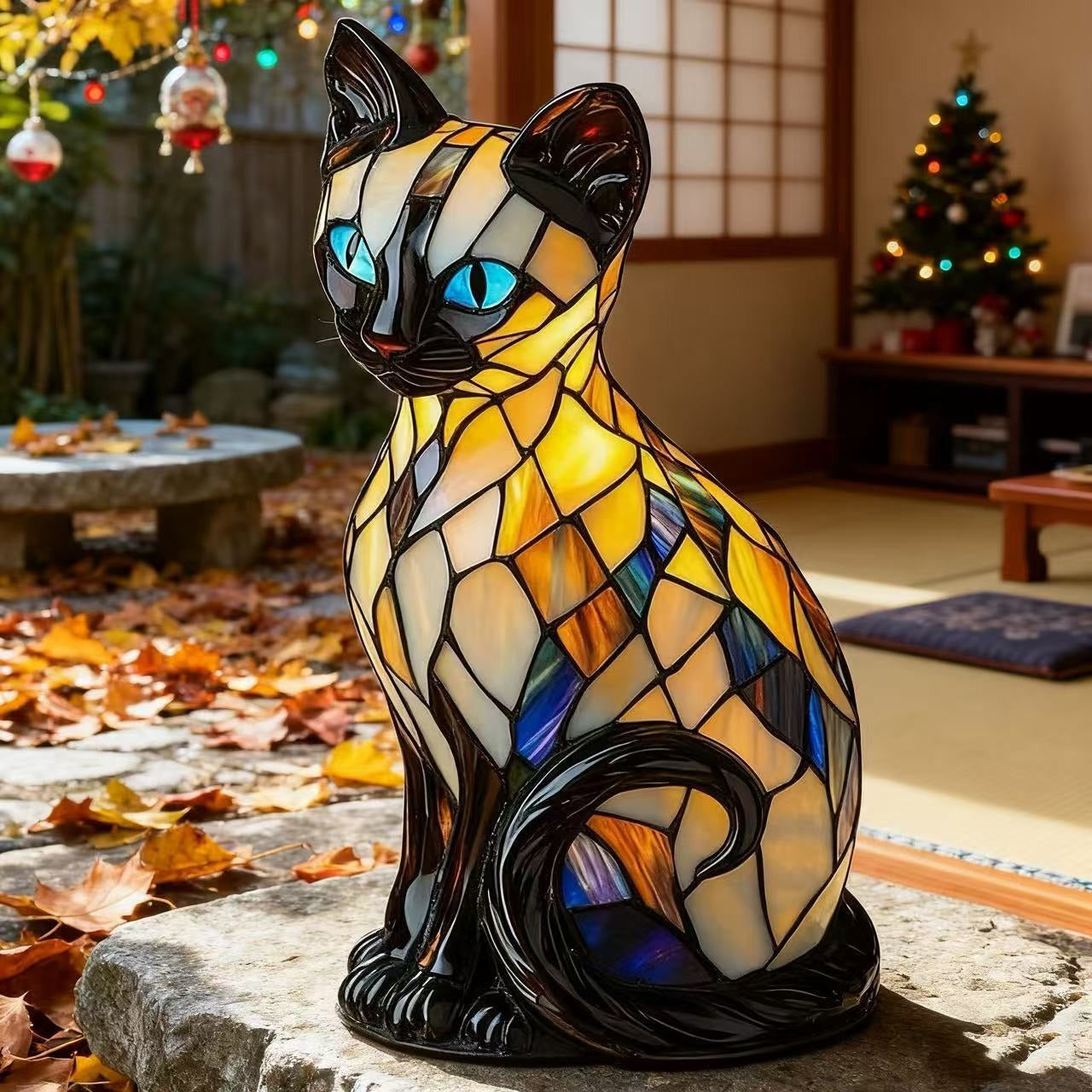 Mireya - Katze Silhouette Tischlampe