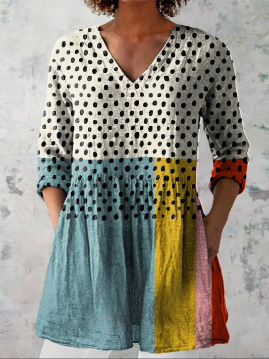 Eunice | Linen Tunic Top
