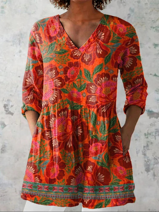 Giselle | Linen Tunic Top