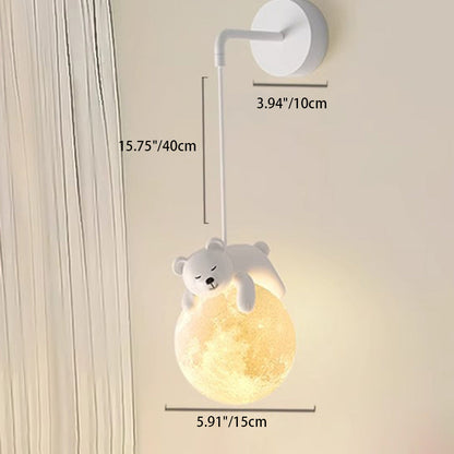 Whimsical Wall Sconce Lighting | Modern Minimalist Animal Design with Soft Glow | Perfect Wall Lights for Kids' Bedrooms 3