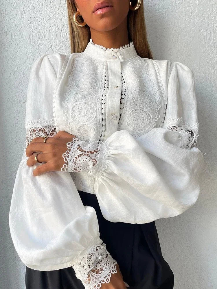 Yori Fashion Women’s Lace Blouse – Elegant Stylish Top