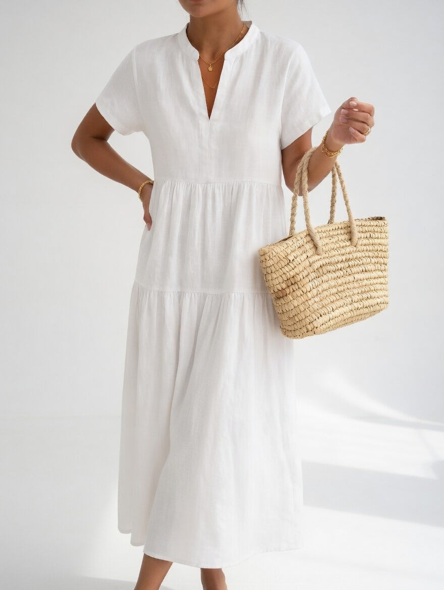 Althéa — Robe longue fluide estivale élégante