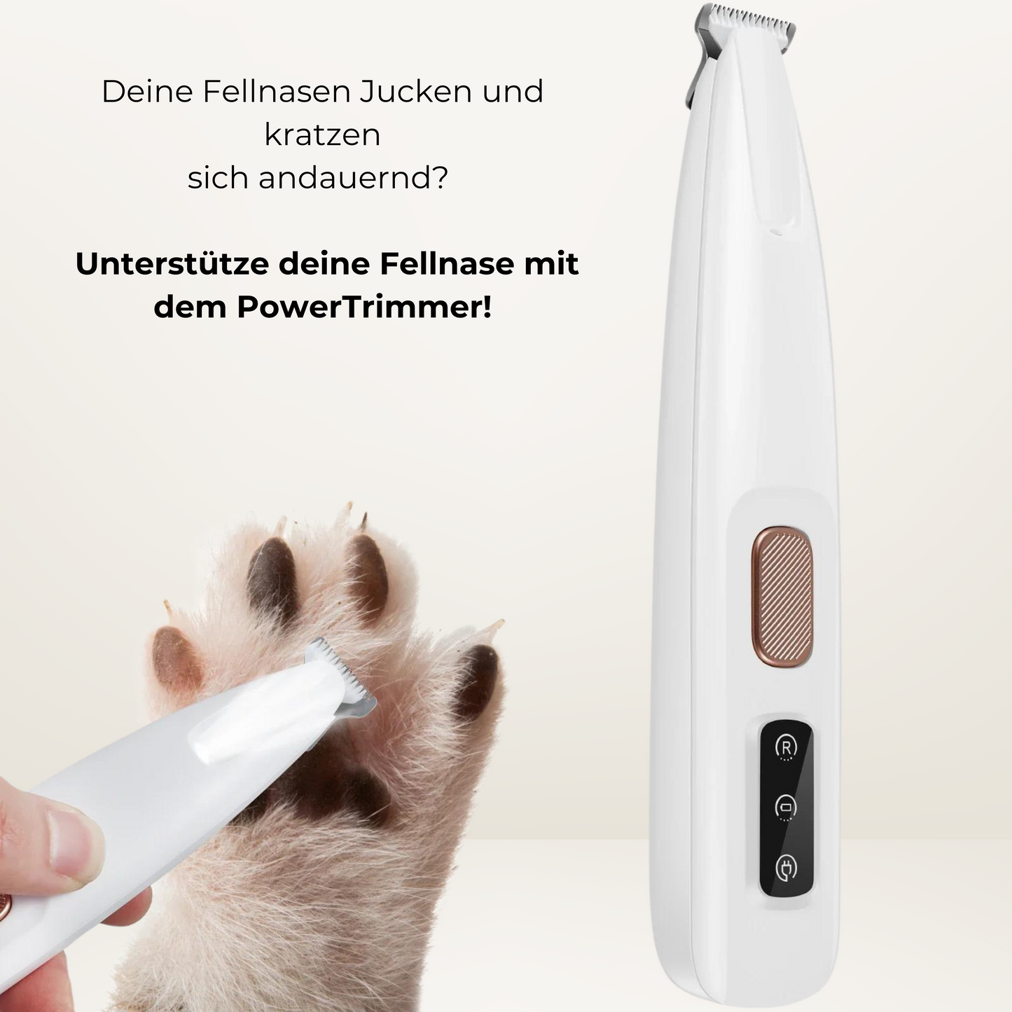 PowerTrimmer für Fellnasen