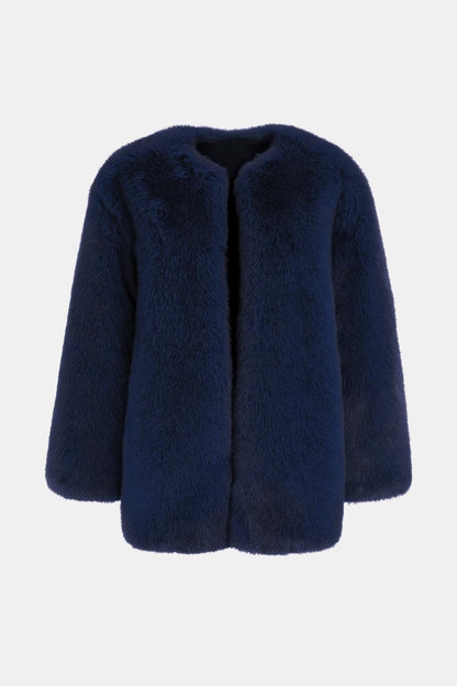 Winter – Plush Faux Fur Coat