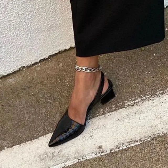 Eloise | Women elegant Spring Block obcas pumps