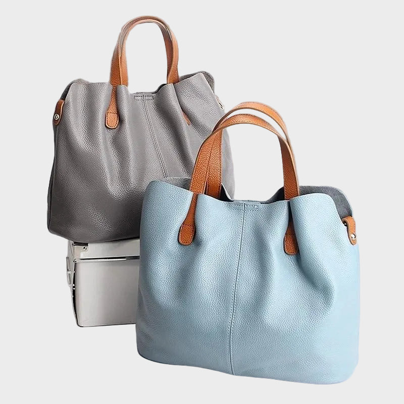 Velune Paris | Sacs à main en cuir véritable en cuir de vache de première couche grain litchi pour femmes