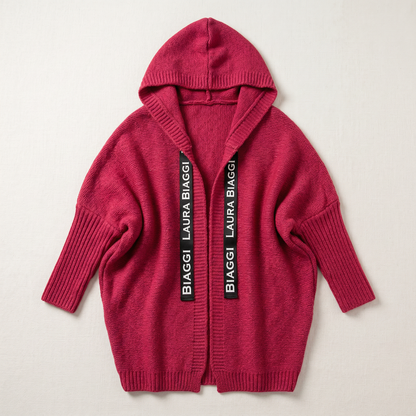 Women’s Long Button Front Knit Cardigan – Long Sleeve Sweater Coat