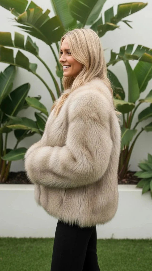 Women's Oversized Faux Fur Coat